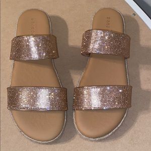 Rhinestone platforms